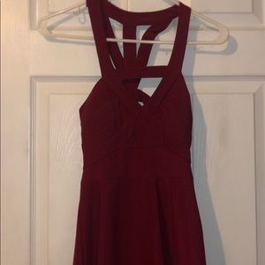 Short red homecoming dress
